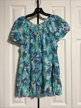 Counterparts lightweight gauze top shirt blouse size LARGE
